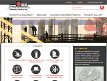 Tablet Screenshot of prairiesupply.com
